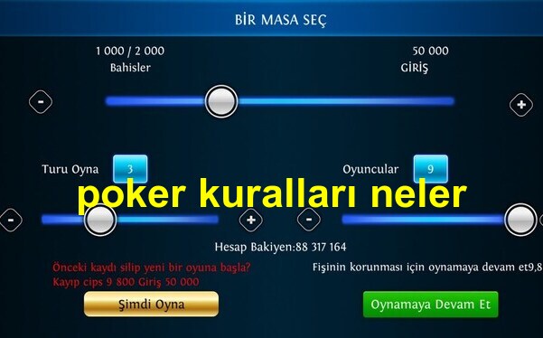 poker kuralları neler